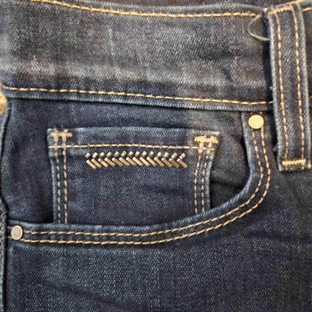 Levi's 512 Perfectly Slimming Womens Sz 6M Blue Denim Straight Leg Jeans Casual - Picture 4 of 11